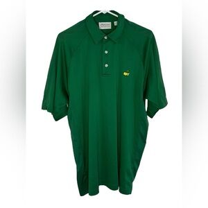 Masters Performance Green Golf Polo Men’s Size Large Augusta National Sporty